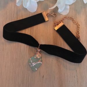 Sea Glass Choker Necklace